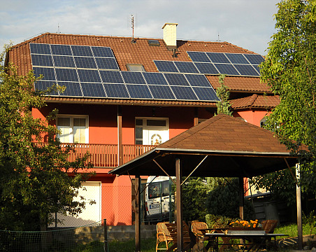 Solární elektrárna 8,4kW panely Canadian Solar CSI Poly 245Wp
